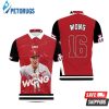 16 Kolten Wong St Louis Cardinals Polo Shirt