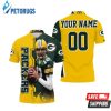 Aaron Rodgers 12 Green Bay Packers Nfl Season Champion Thanks Super Bowl Personalized Polo Shirt