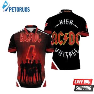 Acdc Pwr Up On Stage Polo Shirt