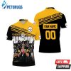 Afc North Division Champions Pittsburgh Steelers Great Players Personalized Polo Shirt