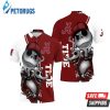 Alabama Crimson Tide Jack Skellington And Zero Polo Shirt