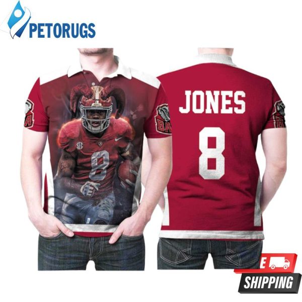 Alabama Crimson Tide Julio Jones 2 Great Player Football Team For Alabama Fans Jones Lovers 1 Polo Shirt