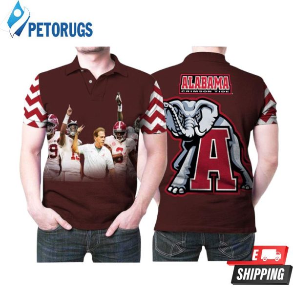 Alabama Crimson Tide National Champions Great Football Players For Alabama Fans 2 Polo Shirt