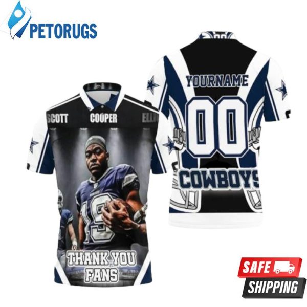 Amari Cooper 19 Dallas Cowboys Nfc East Division Champions Super Bowl Personalized Polo Shirt