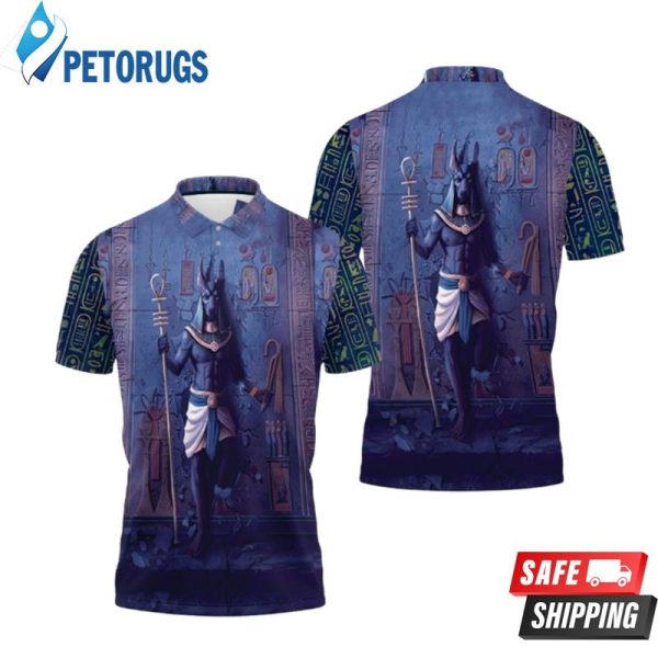 Anubis Egypt Pharaoh 2 Polo Shirt