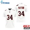 Art Chicago Bears Walter Payton #34 Great Player Nfl American Football Team Custom Game White Polo Shirt