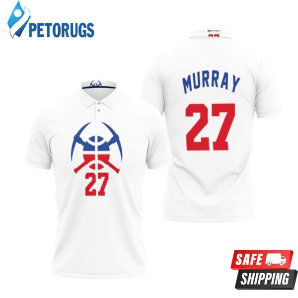 Art Nuggets Jamal Murray 2020-21 Earned Edition White Inspired Polo Shirt