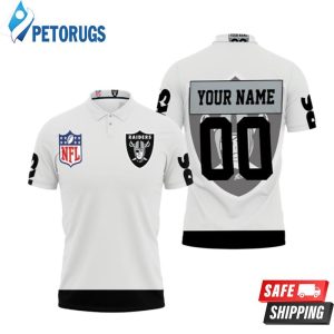 Art Oakland Raiders Nfl Personalized Polo Shirt