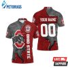 Art Ohio State Buckeyes Football Personalized Polo Shirt