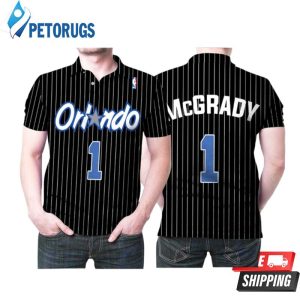 Art Orlando Magic Tracy Mcgrady #1 Great Player Nba Basketball Team Logo Polo Shirt