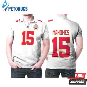 Art Patrick Mahomes 15 Kansas City Chiefs Legend Polo Shirt