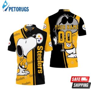 Art Pittsburgh Steelers Snoopy Personalized Polo Shirt