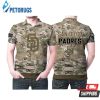 Art San Diego Padres Camouflage Veteran Us Flag Polo Shirt