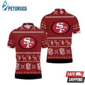 Art San Francisco 49ers Ugly Sweat Christmas Polo Shirt