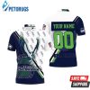 Art Seattle Seahawks Logo Nfl For Fans Personalized Polo Shirt