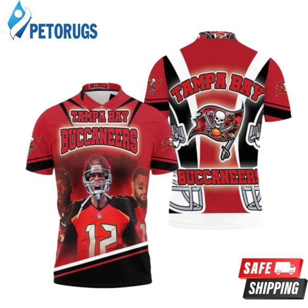 Art Tampa Bay Buccaneers Tom Brady Nfl Champions Polo Shirt