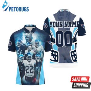 Art Tennessee Titans Team Afc South Division Champions Super Bowl Personalized Polo Shirt