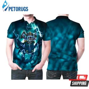 Art Viking Stitch And Toothless Combination Polo Shirt