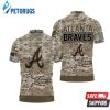 Atlanta Braves Camouflage Veteran Polo Shirt