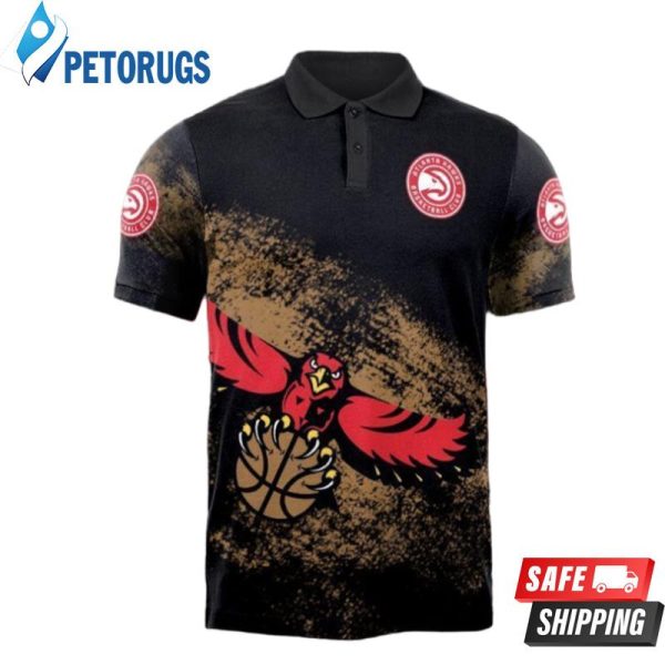 Atlanta Hawks #96503 All Print Polo Shirt