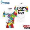 Autism Dad Superhero Autism Support Polo Shirt