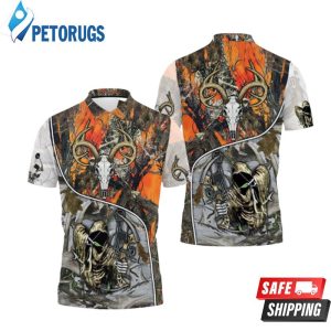 Bone Reaper Bow Hunter 3 Polo Shirt