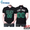 Boston Celtics Nba Basketball Team Logo Black Statement Edition 2019 For Boston Fans Polo Shirt