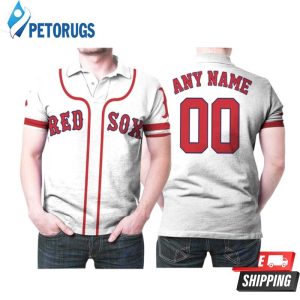 Boston Red Sox Mlb Baseball Team Logo Majestic Player White 2019 Designed Allover Custom Gift For Boston Fans Polo Shirt