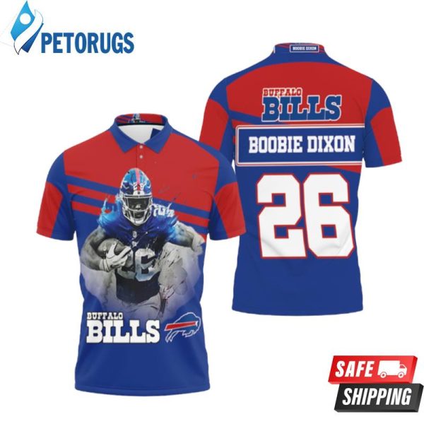 Buffalo Bills 26 Boobie Dixon Afc East Champs Polo Shirt