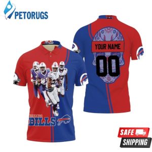 Buffalo Bills Afc East Division Champions Poco Loco Skull Personalized Polo Shirt