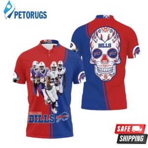 Buffalo Bills Afc East Division Champions Poco Loco Skull Polo Shirt