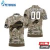 Buffalo Bills Camo Pattern Personalized Polo Shirt