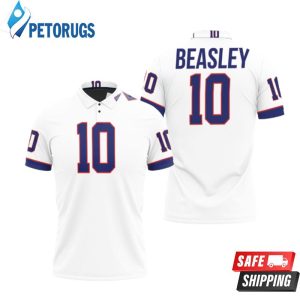 Buffalo Bills Cole Beasley #10 Great Player Nfl American Football Team White Vintage Bills Fans Polo Shirt