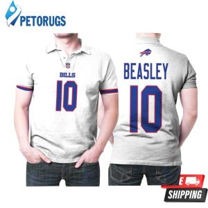 Buffalo Bills Cole Beasley #10 Nfl Great Player American Football Team Game White For Bills Fans Polo Shirt