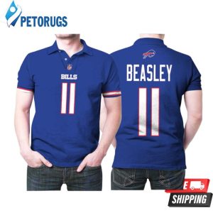 Buffalo Bills Cole Beasley #11 Nfl Legend Player American Football Game Royal For Bills Fans Polo Shirt