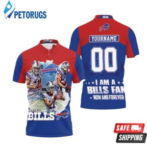 Buffalo Bills Damn Right Im Bills Fans Now And Forever Personalized Polo Shirt