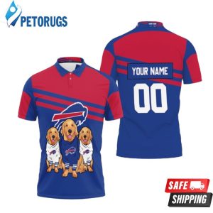 Buffalo Bills Golden Retriever Afc East Champions For Fans Personalized Polo Shirt