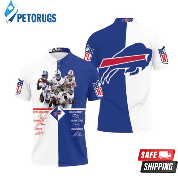 Buffalo Bills Players Signed Polo Shirt