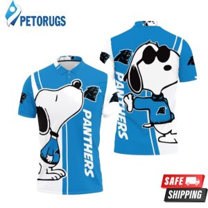 Carolina Panthers Snoopy Lover Printed Polo Shirt