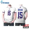 Chicago Bills John Brown #15 Nfl Legend Player American Football Team For Bills Fans Polo Shirt