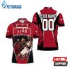 Chicago Bulls Michael Jordan Legends Red Black Personalized Polo Shirt