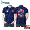 Chicago Cubs Mlb Logo Camo Pattern Designed For Chicago Cubs Fans Chicago Cubs Lovers Polo Shirt