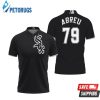 Chicago White Sox Abreu #79 Mlb Great Player Majestic Cool Base Chicago Fans Polo Shirt