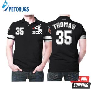 Chicago White Sox Frank Thomas #35 Mlb Great Player Majestic Spring Training Cool For Chicago Fans Polo Shirt