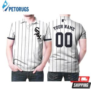 Chicago White Sox Mlb Baseball Team Majestic Cool Base Custom White Black 2019 Style Gift For White Sox Fans Polo Shirt