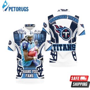 Chris Johnson #28 Tennessee Titans Afc South Division Champions Super Bowl Polo Shirt