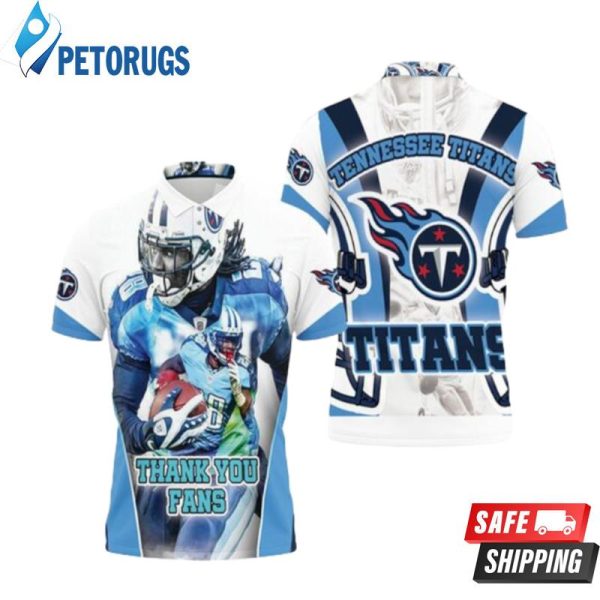 Chris Johnson #28 Tennessee Titans Afc South Division Super Bowl Polo Shirt