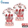 Christmas Gnomes Arizona Cardinals Ugly Sweat Christmas Polo Shirt