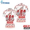 Christmas Gnomes Arizona Coyotes Ugly Sweat Christmas Polo Shirt