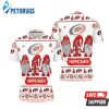 Christmas Gnomes Carolina Hurricanes Ugly Sweat Christmas Polo Shirt